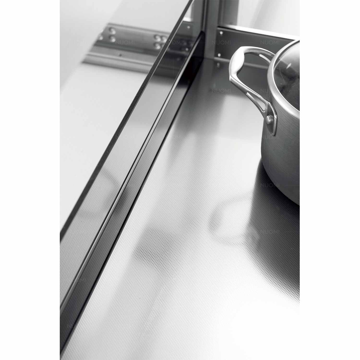 kitchen matt grey tall pantry unit