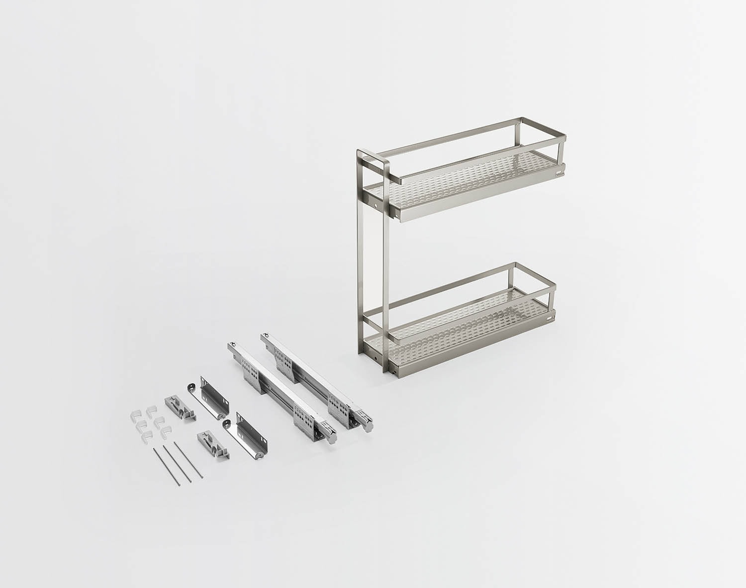 kitchen matt grey tall pantry unit