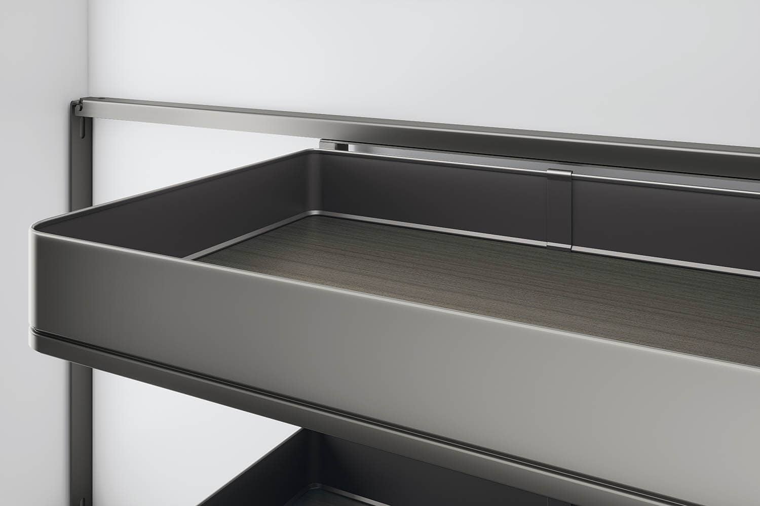 kitchen matt grey tall pantry unit