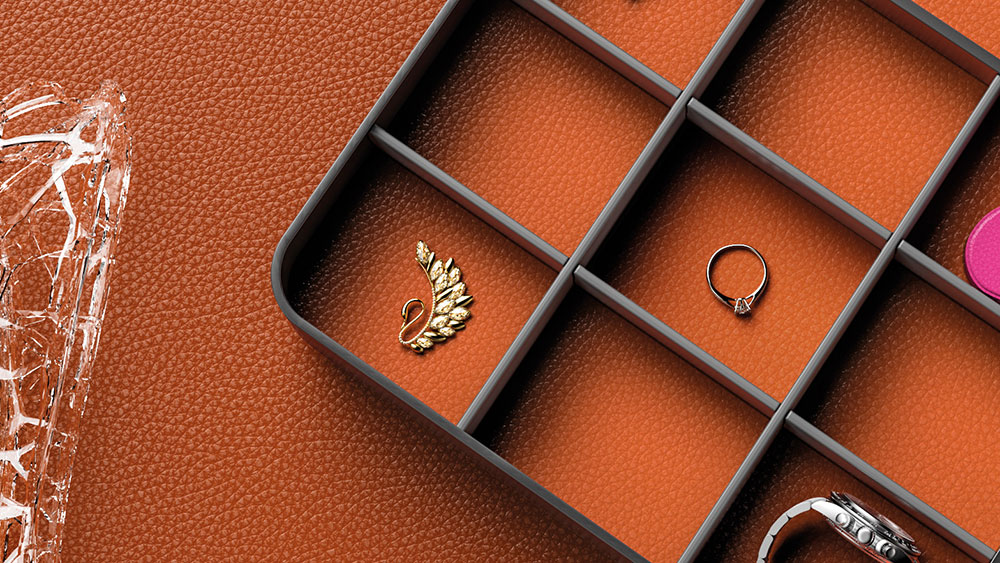 Delicate leather craftsmanship